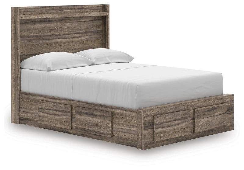 Elbrim Full Panel Storage Bed, Dresser and Mirror - PCB2005B21
