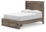 Elbrim Full Panel Storage Bed, Dresser and Mirror - PCB2005B21