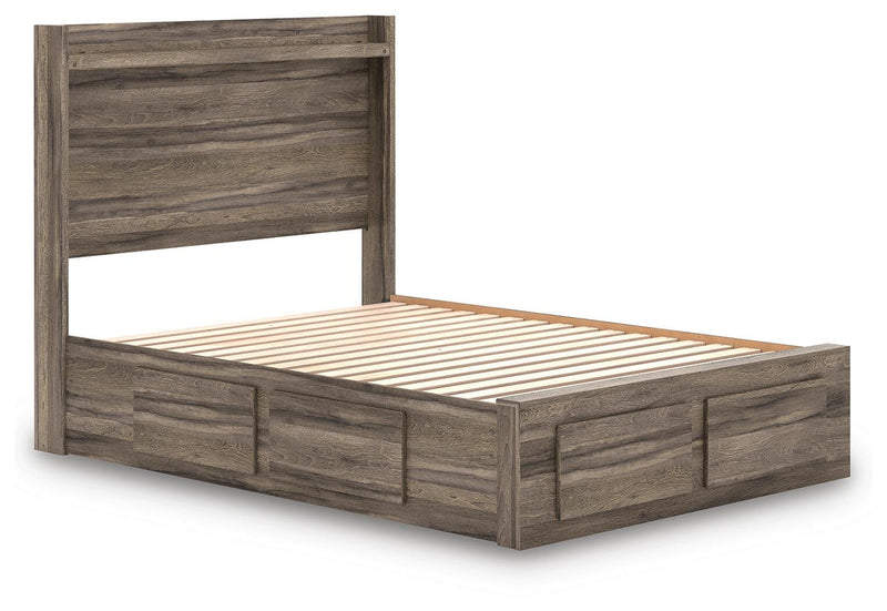 Elbrim Full Panel Storage Bed, Dresser and Mirror - PCB2005B21