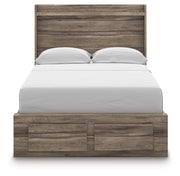 Elbrim Full Panel Storage Bed, Dresser and Mirror - PCB2005B21