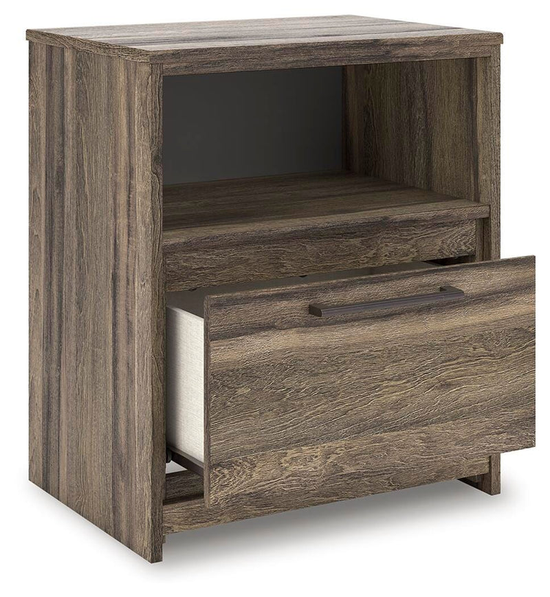 Elbrim Full Panel Storage Bed, Dresser, Mirror and 2 Nightstands - PCB2005B30
