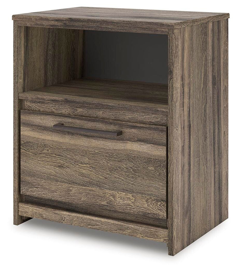 Elbrim Full Panel Storage Bed, Dresser, Mirror and 2 Nightstands - PCB2005B30