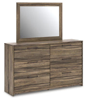 Elbrim Full Panel Storage Bed, Dresser, Mirror and 2 Nightstands - PCB2005B30