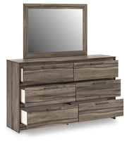 Elbrim Full Panel Storage Bed, Dresser, Mirror and 2 Nightstands - PCB2005B30