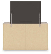 Elbrim Full Panel Storage Bed, Dresser, Mirror and 2 Nightstands - PCB2005B30