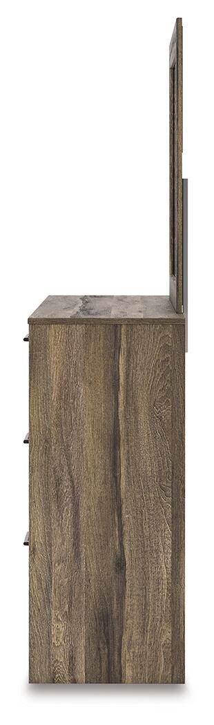 Elbrim Full Panel Storage Bed, Dresser, Mirror and 2 Nightstands - PCB2005B30