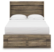 Elbrim Full Panel Storage Bed, Dresser, Mirror and 2 Nightstands - PCB2005B30
