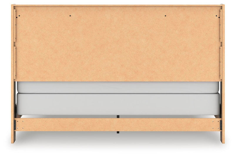 Elbrim King Panel Bed, Dresser, Mirror and 2 Nightstands - PCB2005B29