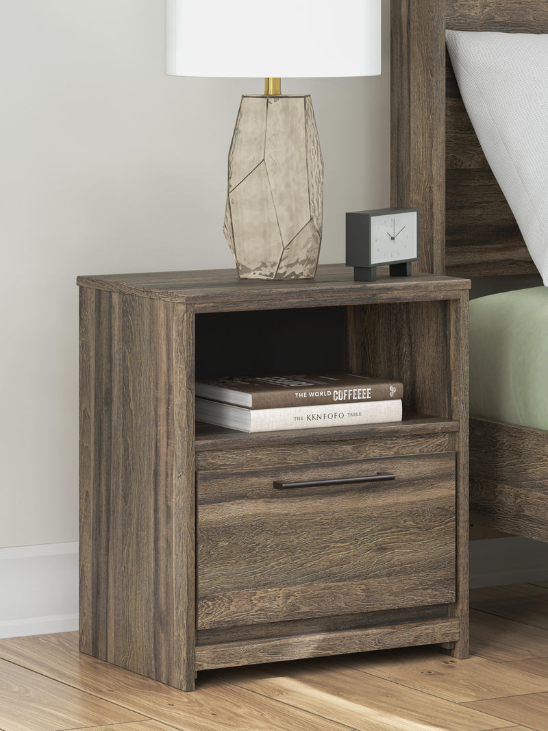 Elbrim King Panel Bed, Dresser, Mirror and 2 Nightstands - PCB2005B29