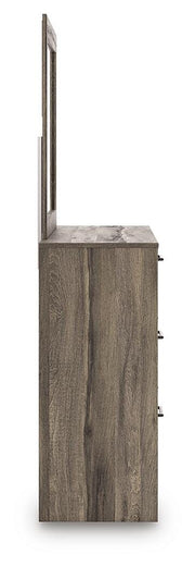 Elbrim King Panel Bed, Dresser, Mirror and 2 Nightstands - PCB2005B29