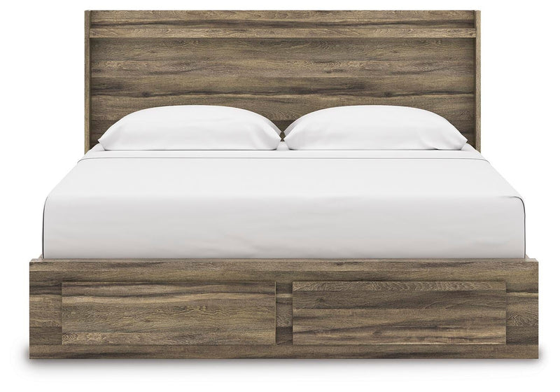 Elbrim King Panel Storage Bed, Chest and Nightstand - PCB2005B28