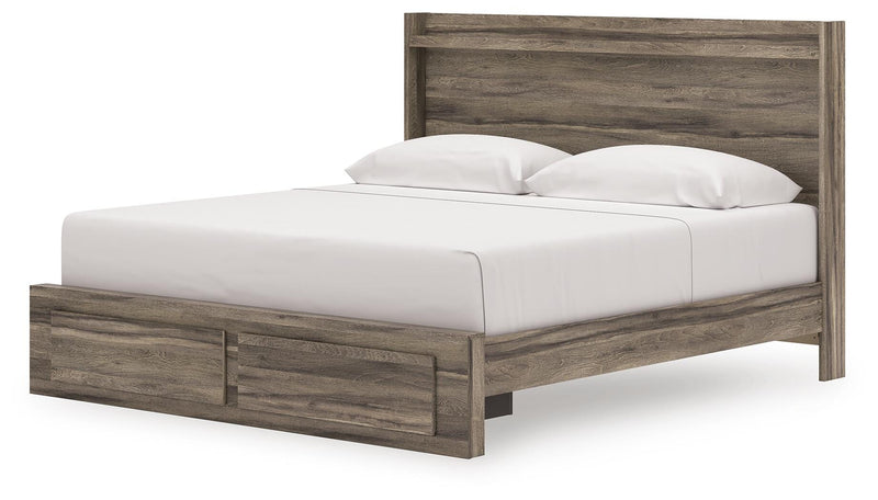 Elbrim King Panel Storage Bed, Chest and Nightstand - PCB2005B28
