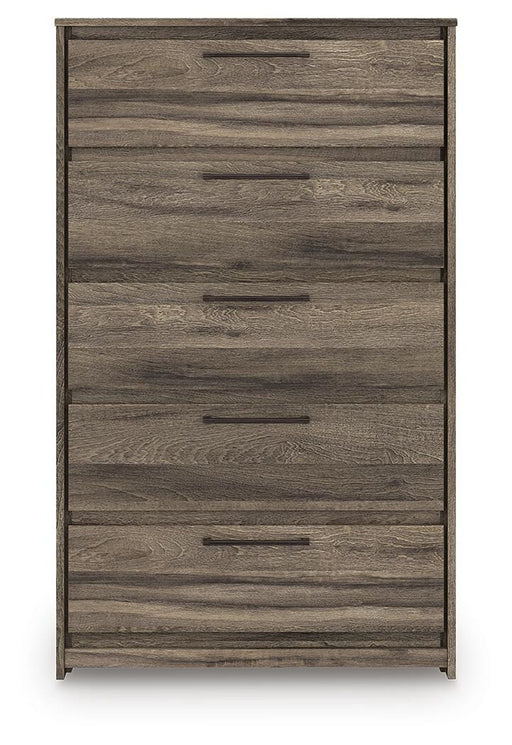 Elbrim King Panel Storage Bed, Chest and Nightstand - PCB2005B28