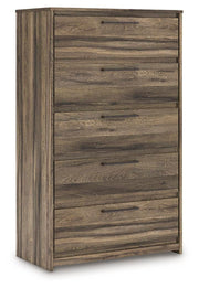 Elbrim King Panel Storage Bed, Chest and Nightstand - PCB2005B28
