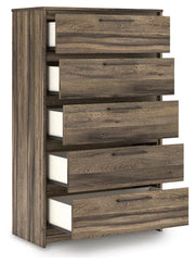 Elbrim King Panel Storage Bed, Chest and Nightstand - PCB2005B28