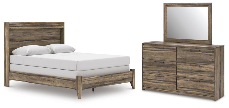 Elbrim Queen Panel Bed, Dresser and Mirror - PCB2005B3