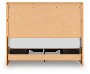 Elbrim Queen Panel Storage Bed, Dresser and Mirror - PCB2005B19