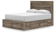 Elbrim Queen Panel Storage Bed, Dresser and Mirror - PCB2005B19