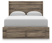 Elbrim Queen Panel Storage Bed, Dresser and Mirror - PCB2005B19