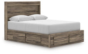 Elbrim Queen Panel Storage Bed, Dresser and Mirror - PCB2005B20