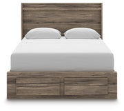 Elbrim Queen Panel Storage Bed, Dresser and Mirror - PCB2005B20