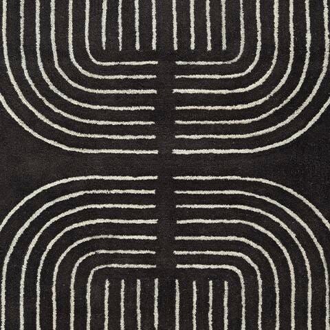 Eldonmore Black/Ivory 5' x 7' Area Rug - R407572
