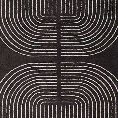 Eldonmore Black/Ivory 7'8" x 10' Area Rug - R407571