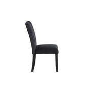 Eleanor - Black Velvet Upholstered Chair with Wooden Legs 2PC/CTN - D325-C