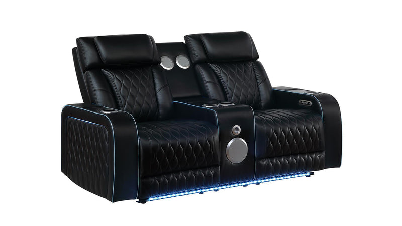 Electra Loveseat Black - Electra Loveseat Black