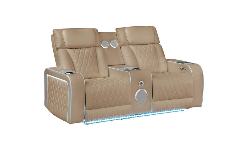 Electra Loveseat Caramel - Electra Loveseat Caramel