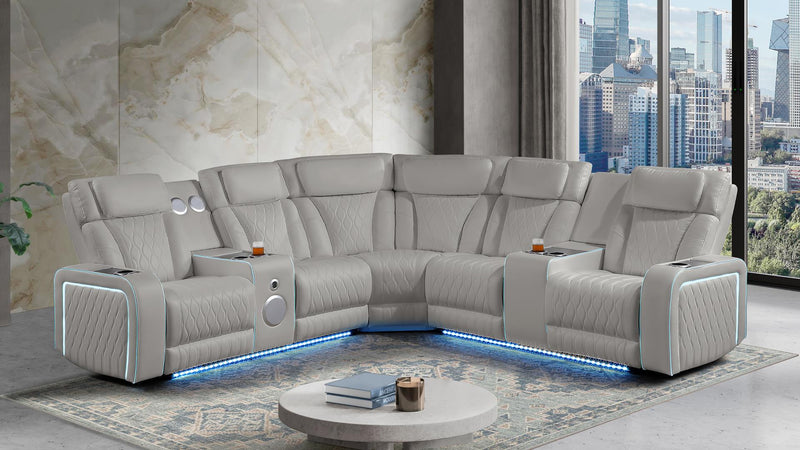 Electra Sectional Gray - Electra Sectional Gray