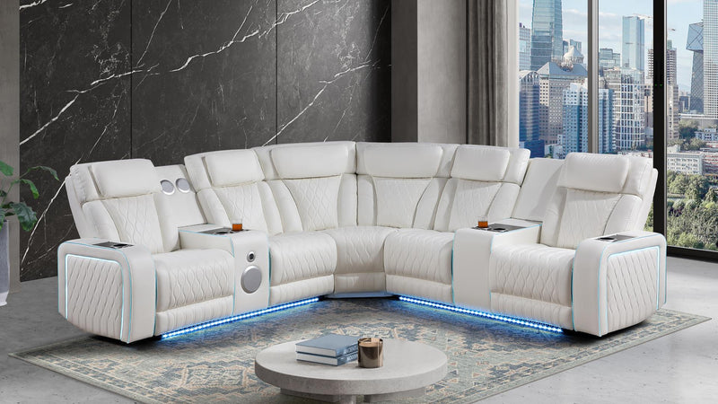 Electra Sectional White - Electra Sectional White