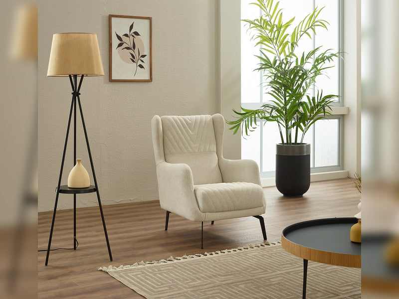 Elegance 3-pieces (Sofa & Loveseat & Chair) Livingroom in White - 200-SIM-ELE-GIRNE01-321