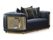 Elegance 78" Wide Square Arm Loveseat - Gate FurnitureLoveseat