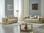 Elegance 78" Wide Square Arm Loveseat - Gate FurnitureLoveseat