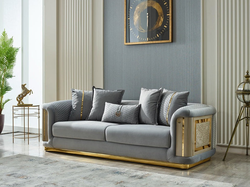 Elegance 93" Wide Square Arm Sofa - Gate FurnitureSofas