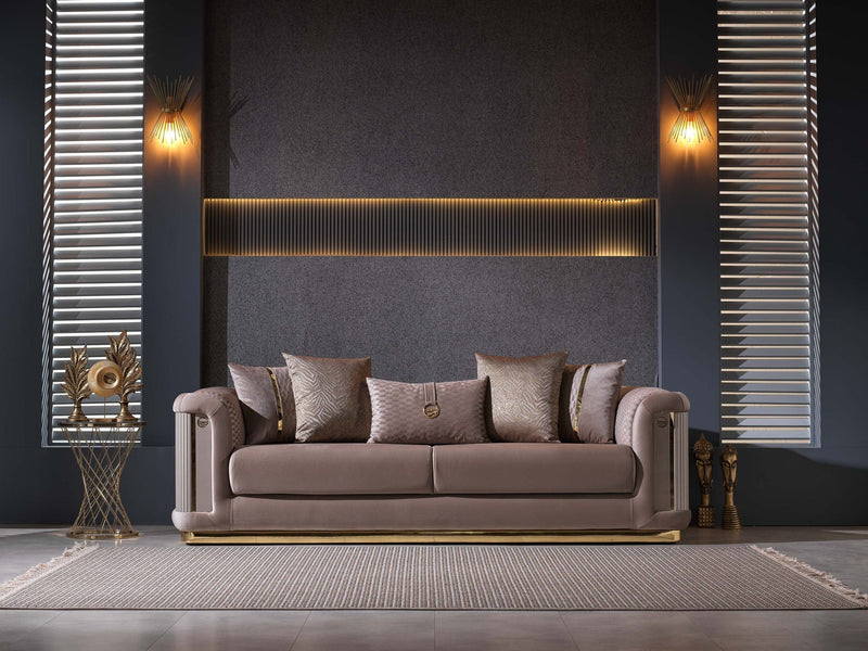 Elegance 93" Wide Square Arm Sofa - Gate FurnitureSofas