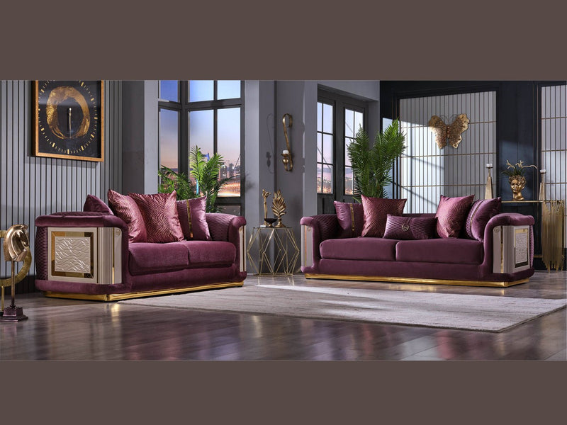 Elegance 93" Wide Square Arm Sofa - Gate FurnitureSofas