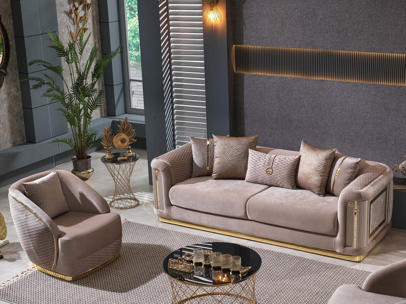 Elegance 93" Wide Square Arm Sofa - Gate FurnitureSofas