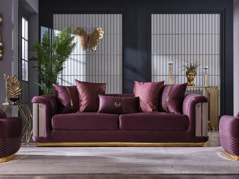Elegance 93" Wide Square Arm Sofa - Gate FurnitureSofas