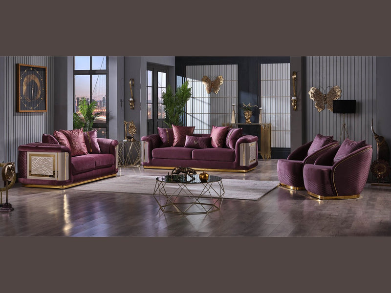 Elegance 93" Wide Square Arm Sofa - Gate FurnitureSofas