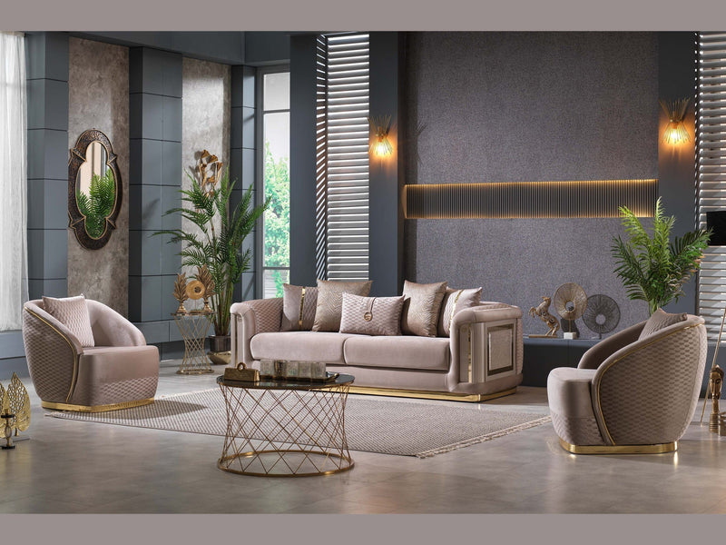 Elegance 93" Wide Square Arm Sofa - Gate FurnitureSofas