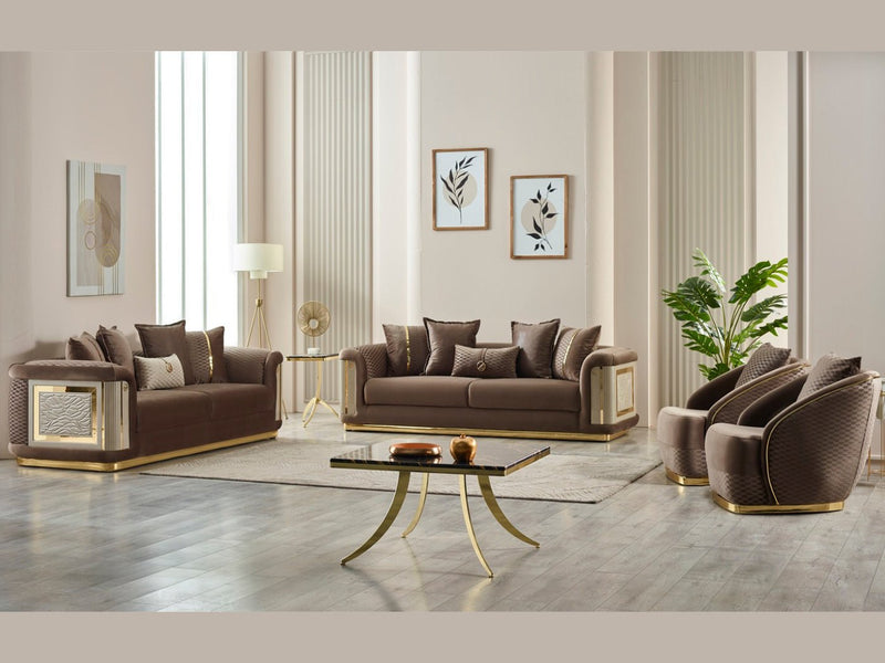 Elegance 93" Wide Square Arm Sofa - Gate FurnitureSofas