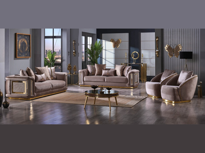 Elegance Living Room Set - Gate FurnitureLiving Room Sets