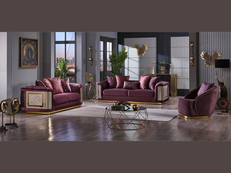 Elegance Living Room Set - Gate FurnitureLiving Room Sets