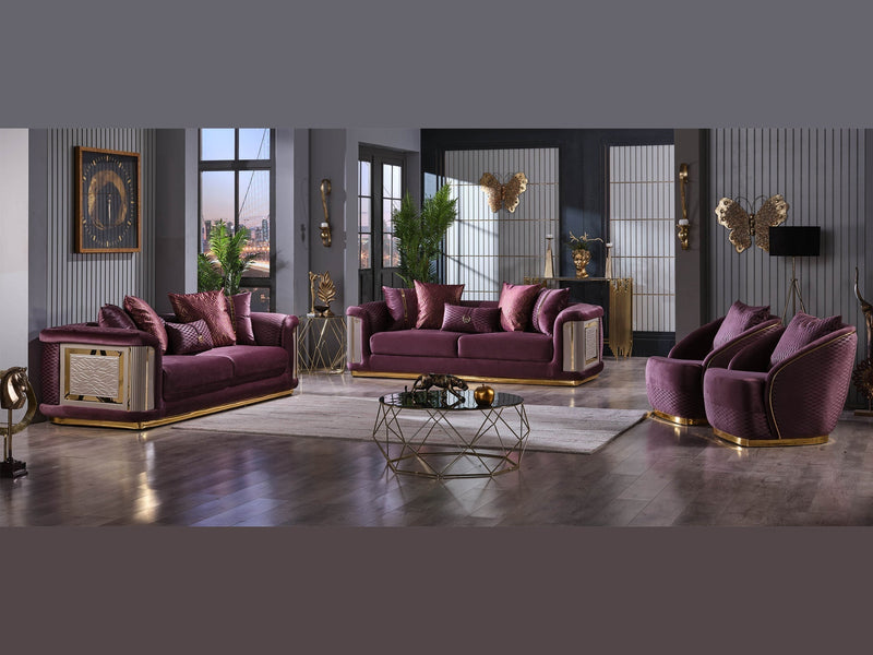 Elegance Living Room Set - Gate FurnitureLiving Room Sets