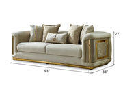 Elegance Living Room Set - Gate FurnitureLiving Room Sets