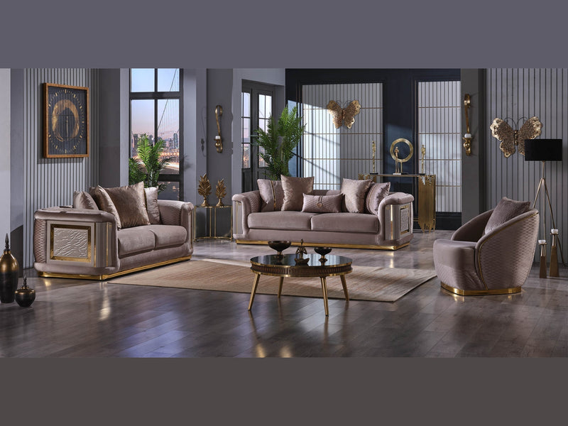 Elegance Living Room Set - Gate FurnitureLiving Room Sets