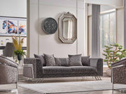 Elegance San 4-pieces (2 Sofa & 2 Chair) Livingroom in Beige - 200-SAN-ELE-BEI-3311