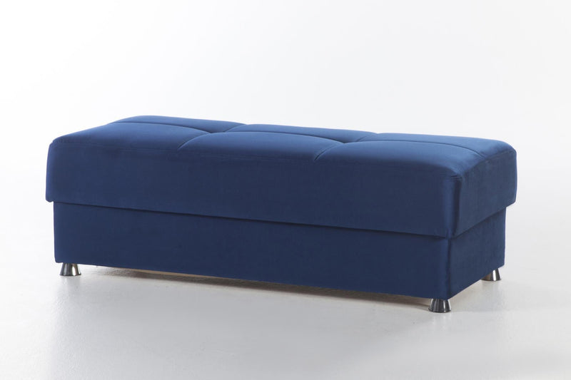 Elegant Ottoman (Roma Navy) 1 Piece - Gate FurnitureOttoman